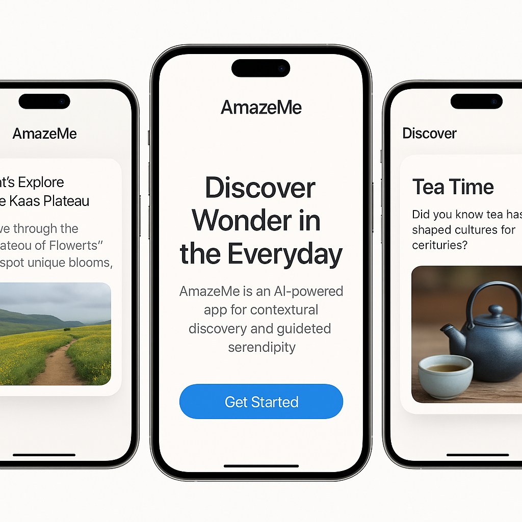 AmazeMe App Notification